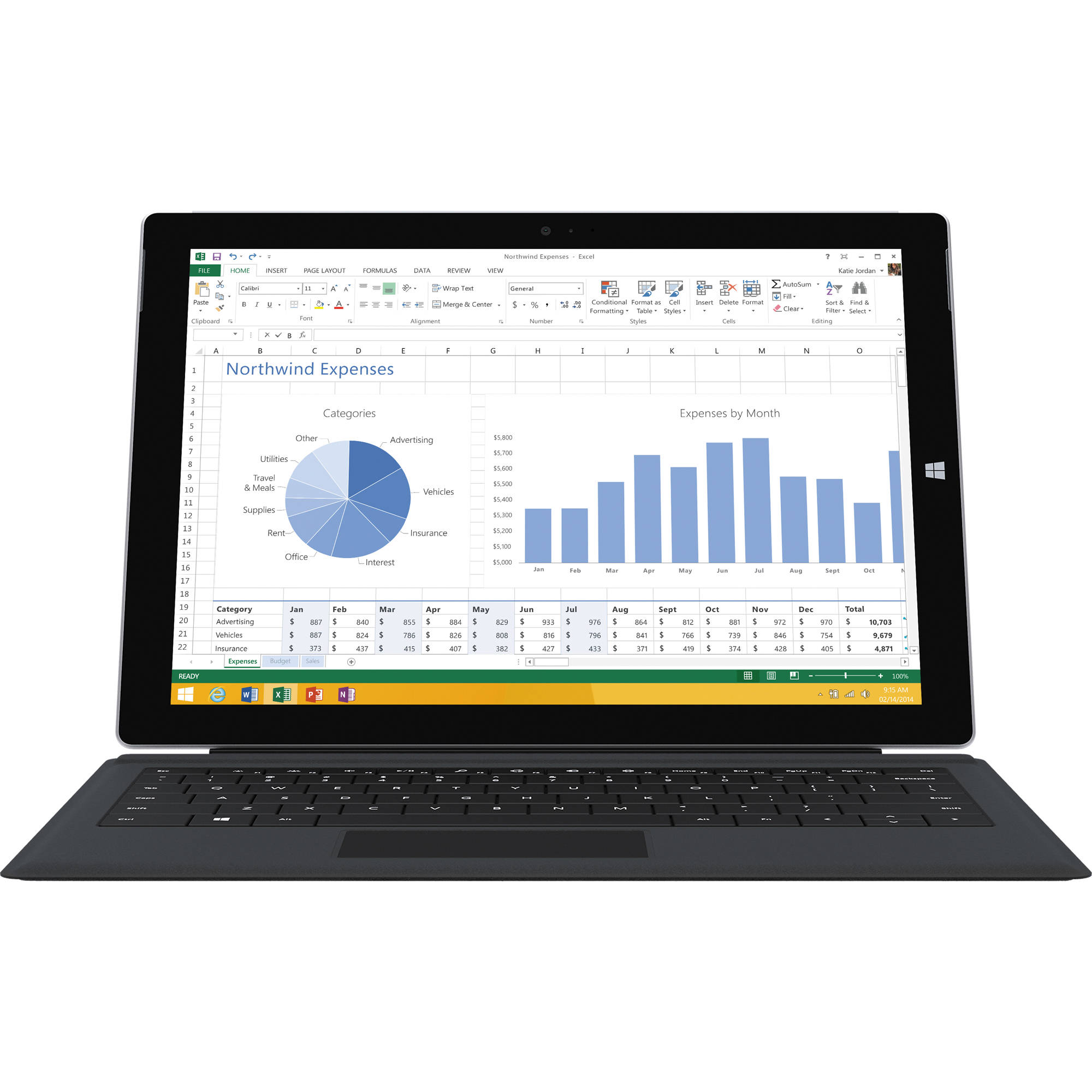 Microsoft Surface Pro 3 Laptop Intel